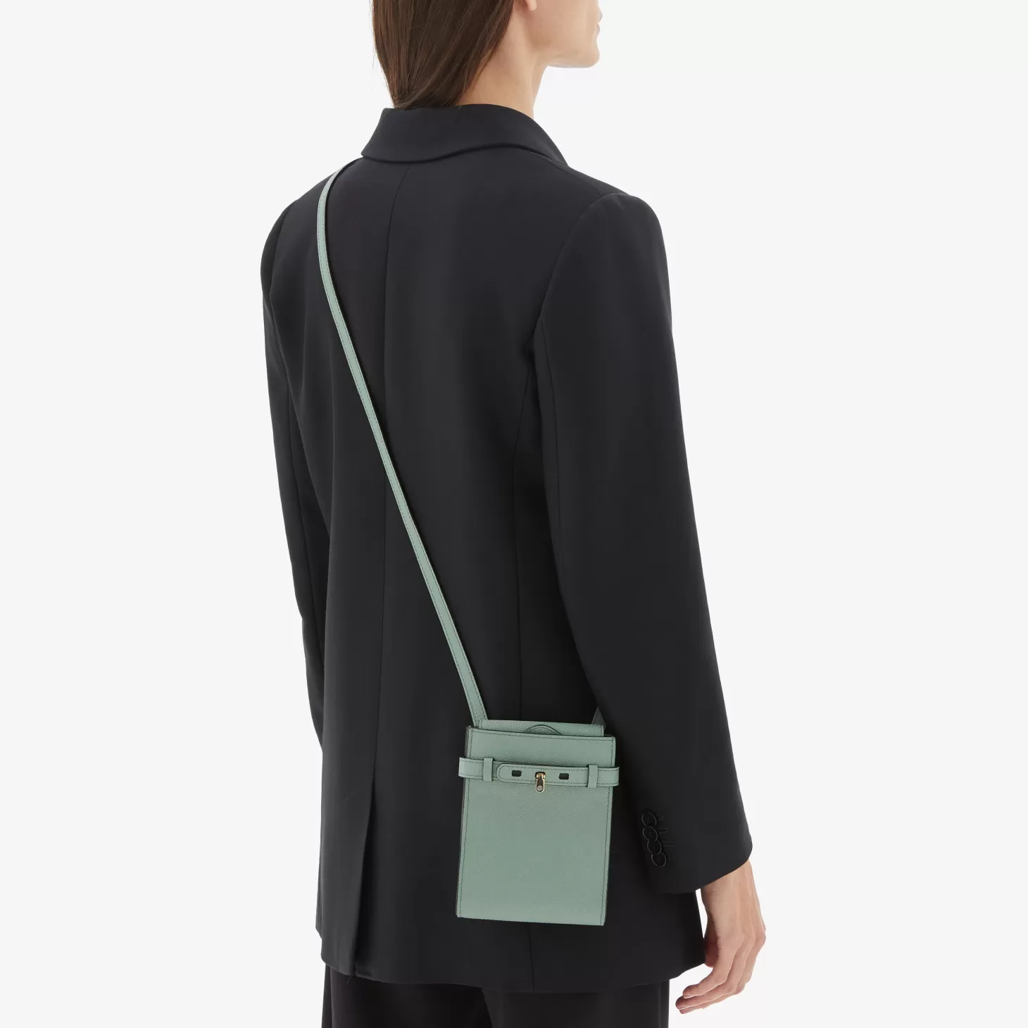 Brera B-Tracollina Slim Crossbody Micro Bag | Valextra Shop