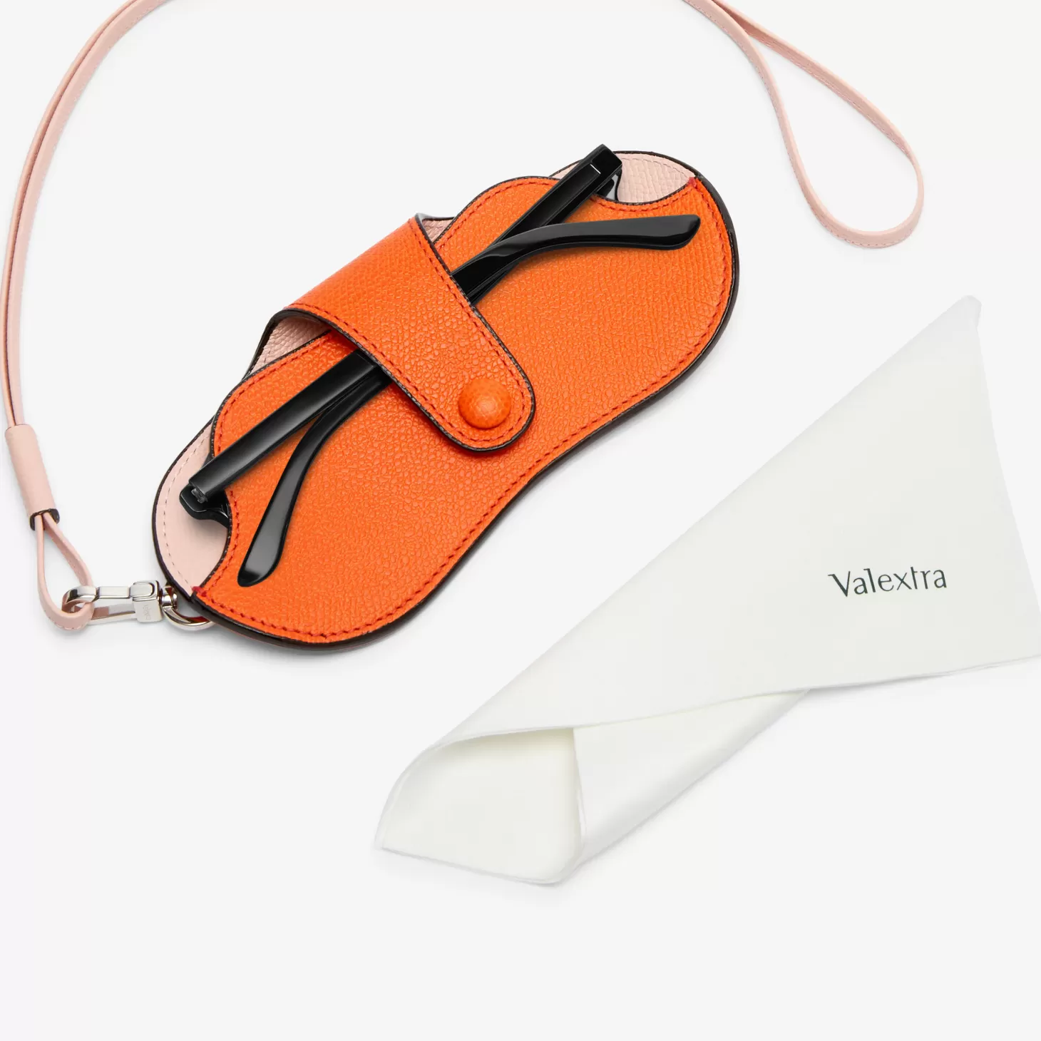 Exclusive Glasses Case with Lanyard | Valextra Cheap