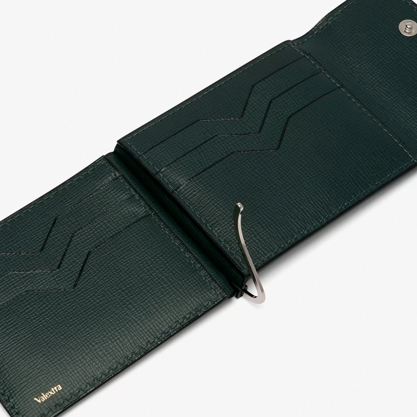 Grip 6cc wallet with botton | Valextra Outlet