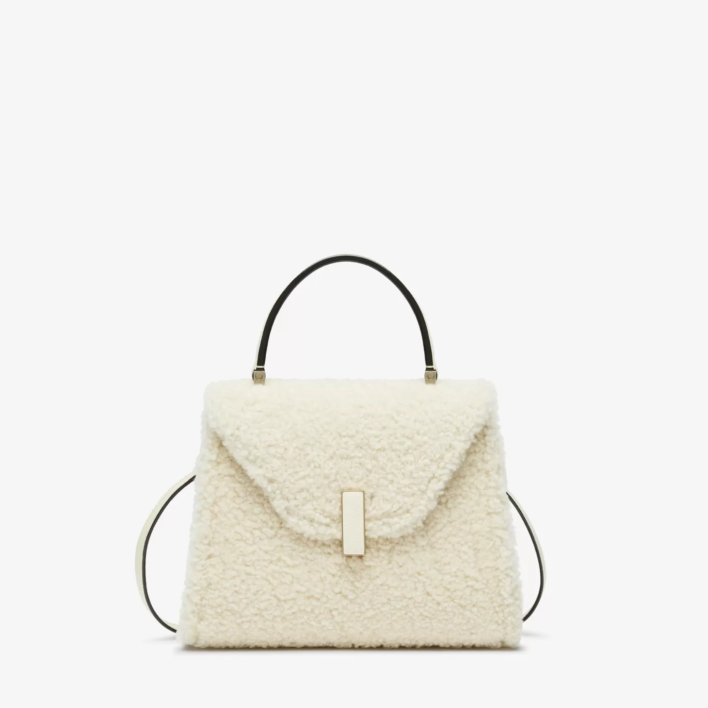 Iside Shearling Top Handle Mini Bag | Valextra Store