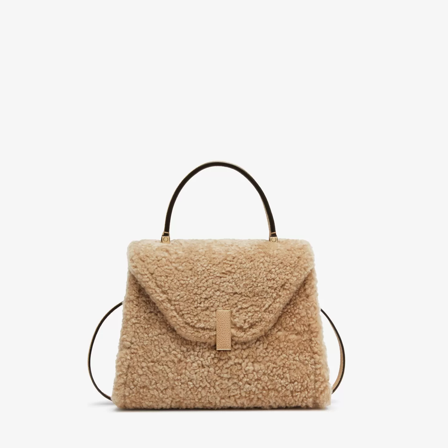 Iside Shearling Top Handle Mini Bag | Valextra Online