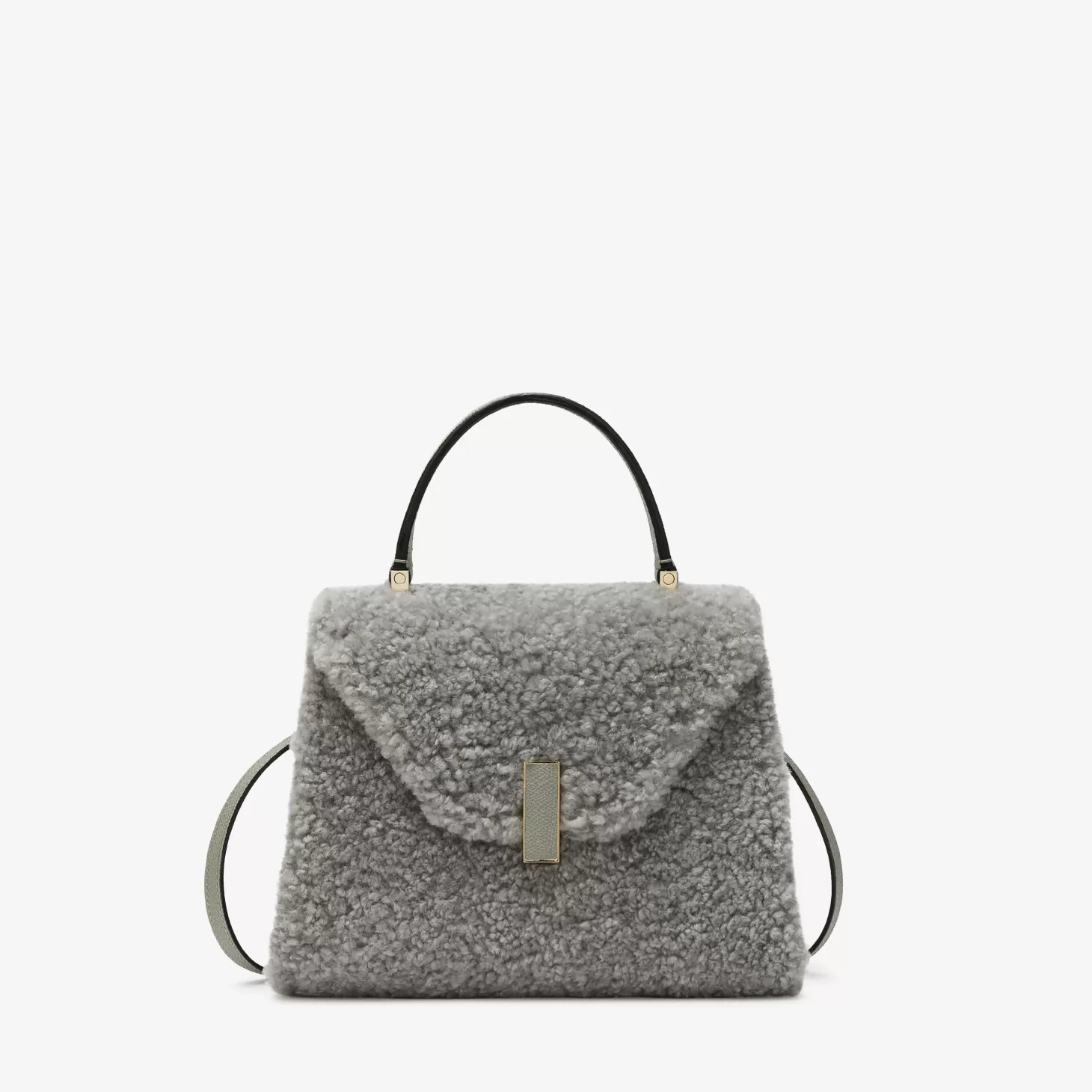 Iside Shearling Top Handle Mini  Bag | Valextra Best Sale