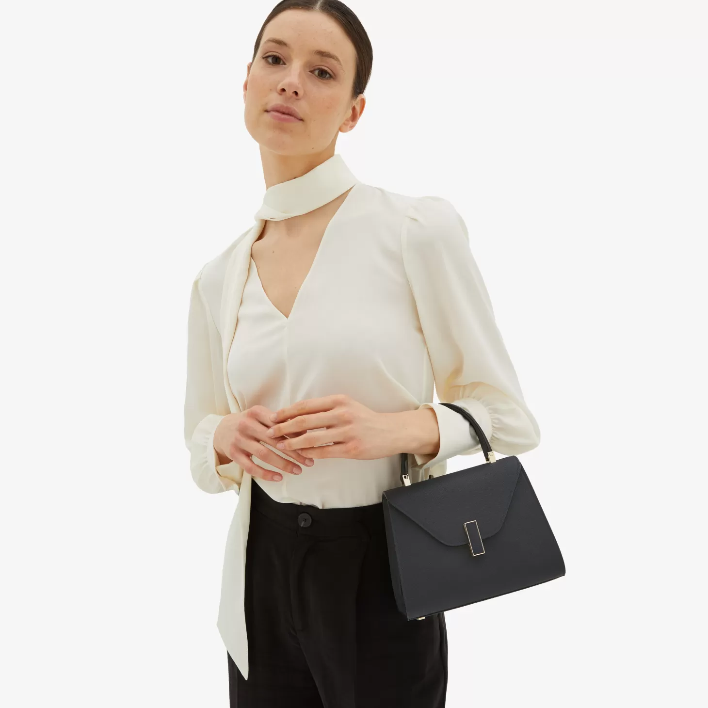 Iside Top handle mini bag | Valextra Discount