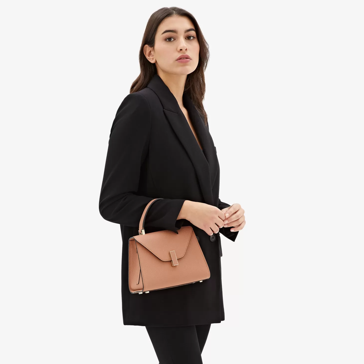 Iside Top Handle Mini Bag | Valextra Fashion