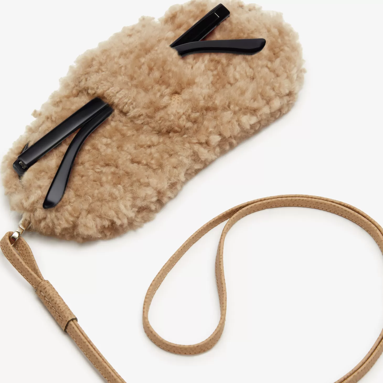 Shearling Glasses Case with Lanyard | Valextra Best