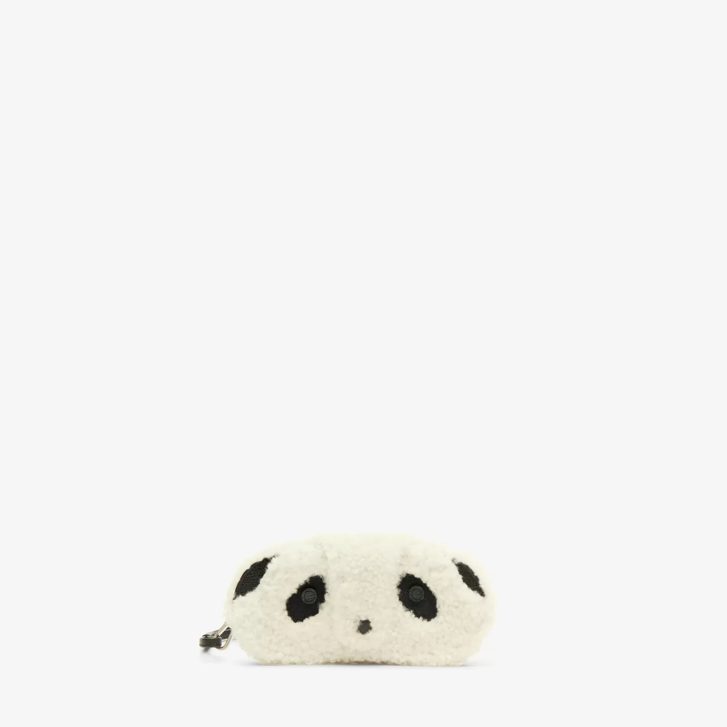 Shearling Panda Glasses Case with Lanyard | Valextra Outlet