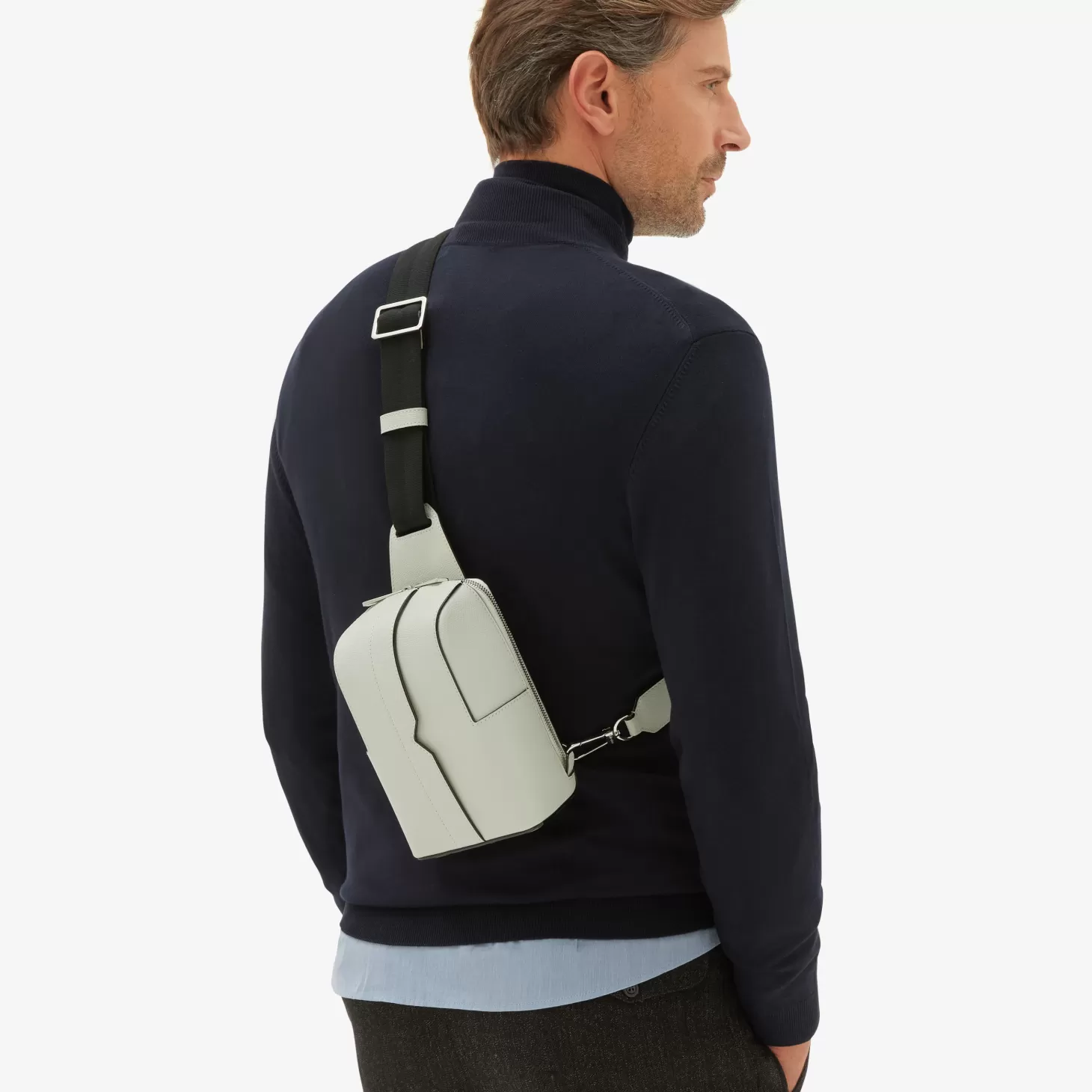 V-line One Shoulder Mini Backpack | Valextra Discount